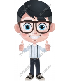  Happy nerd