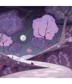 Moonlight trail
