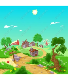  Charming rural landscape