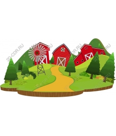 Charming farm landscape
