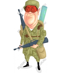  Cartoon soldier
