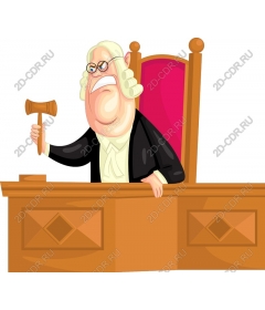  A prominent judge in the cartoons