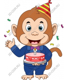  Adorable monkey birthday