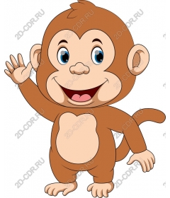  Adorable cartoon monkey