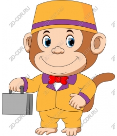  Adorable cartoon monkey portfolio