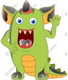 Friendly monster character