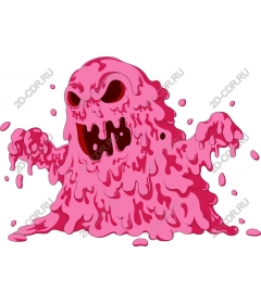  Fancy pink monster Velcro