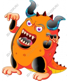  A bold, playful monster