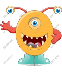  Bizarre cartoon monster