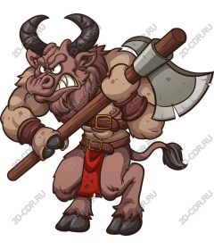  Fierce warrior-bull