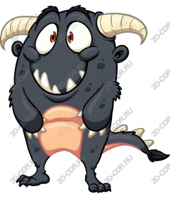  Bizarre cartoon monster