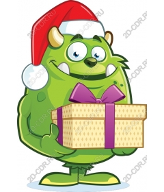  Festive holiday green monster