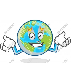 Playful earthly character