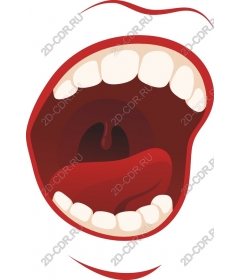  Bright open mouth