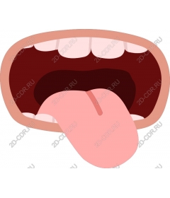 Playful open mouth