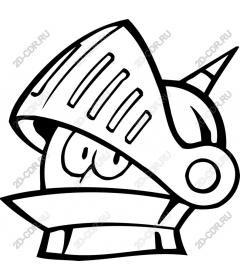 Bizarre cartoon knight