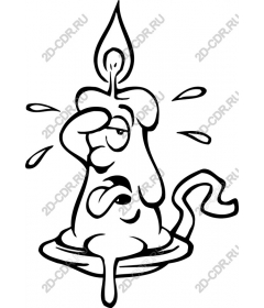  Bizarre melting candle