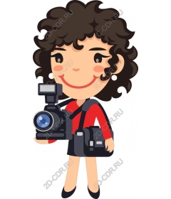  Charming female photographer