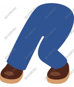 Playful bent leg