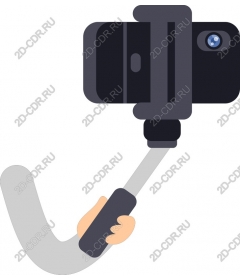 Selfie stick for smartphone