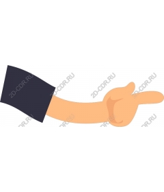  Pointing hand