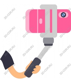  Bright selfie stick