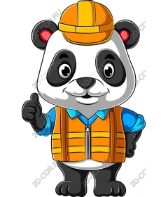  Construction worker-Panda