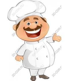  Cartoon "the Happy chef"