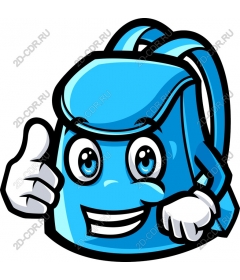 Fun blue backpack