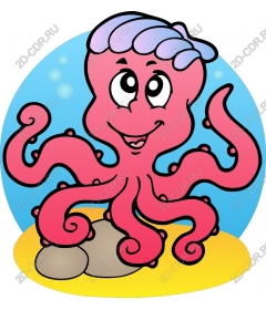 Funny octopus