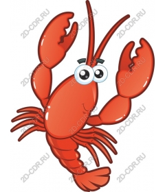  Cartoon lobster