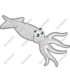 Adorable cartoon squid