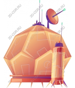  The futuristic research station
