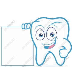 Fun dental character