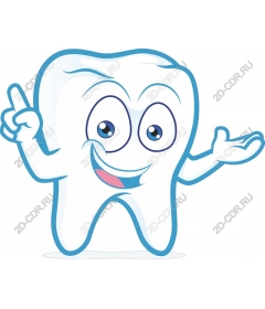 Fun dental character