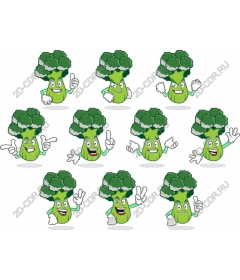  Characters Broccoli