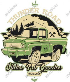 Thunder Road Oldies But Goodies Vintage pickup truck