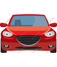  Красный спортивный автомобиль