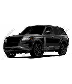Роскошный черный внедорожник