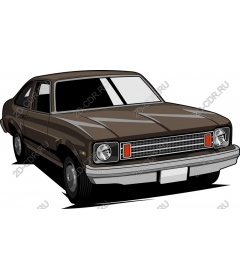 Классический коричневый автомобиль