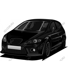  Black sports car premium