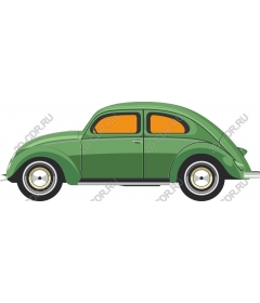  Classic green vintage car