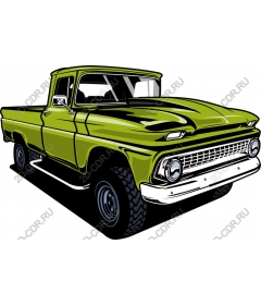  Classic green pickup