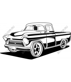  Classic vintage pickup truck