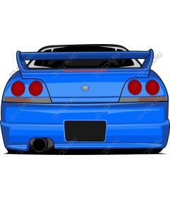  Blue sports car