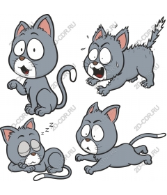  Charming collection of cartoon cats