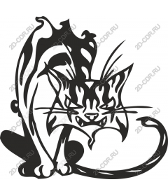  Ferocious feline cat