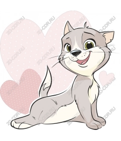 Милый мультяшный кот