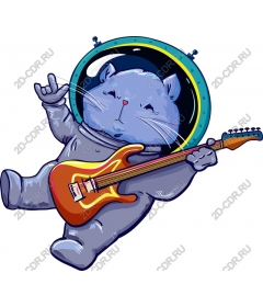  Космический рок-звезда Кот