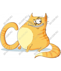  Charming naughty red cat
